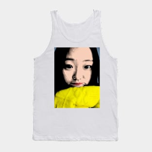 BEAUTIFUL FUNNY ASIAN GIRL POP ART COLOR Tank Top